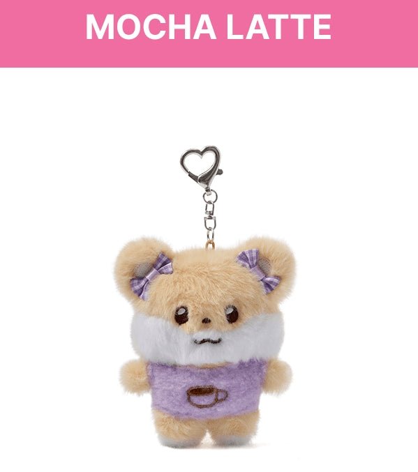 PRE - ORDER ILLIT Plush Keyring Random – merch  (Moka - MOCHA LATTE / / ) | HobiEgo K - pop Shop