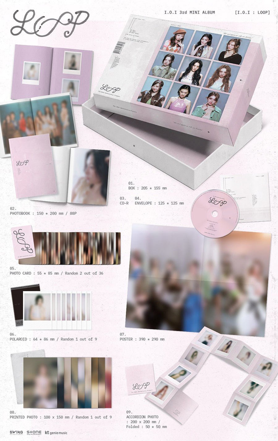 PRE - ORDER I.O.I 3rd Mini Album I.O.I : LOOP – album  ( / / ) | HobiEgo K - pop Shop