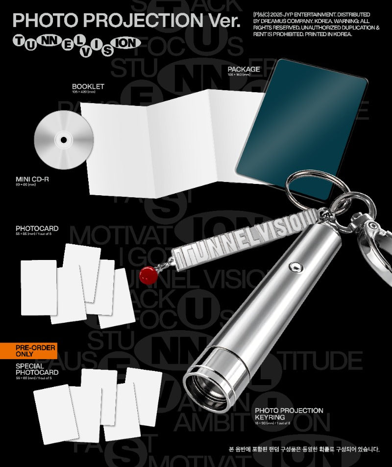 PRE - ORDER ITZY 11th Mini Album TUNNEL VISION (Photo Projection Version) – album ( / / ) | HobiEgo