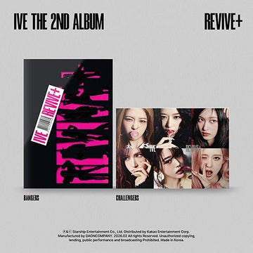PRE - ORDER IVE 2nd Album REVIVE+ (BANGERS Ver. / CHALLENGERS Version) – album  (BANGERS / / ) | HobiEgo