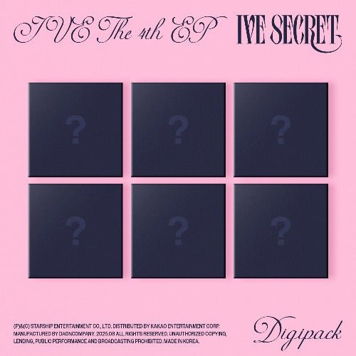 PRE - ORDER IVE 4th EP Album IVE SECRET (Digipack Version) – album (Yujin / / ) | HobiEgo