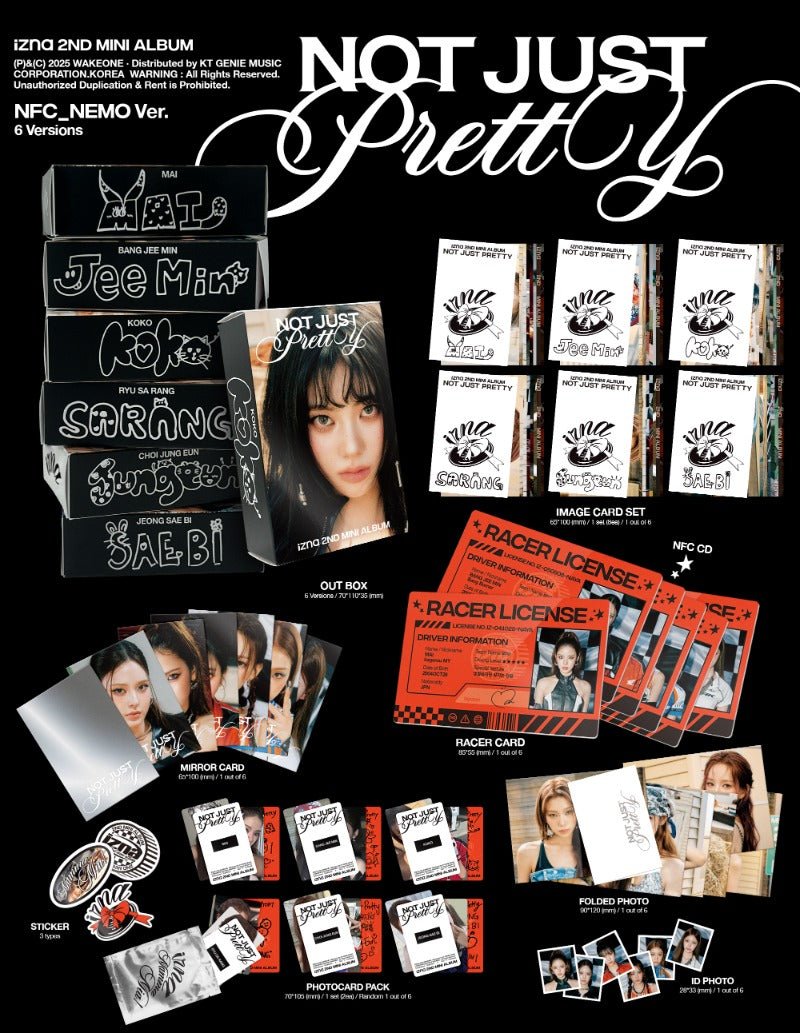 PRE - ORDER izna 2nd Mini Album Not Just Pretty (NFC Nemo Version) – album (Mai / / ) | HobiEgo