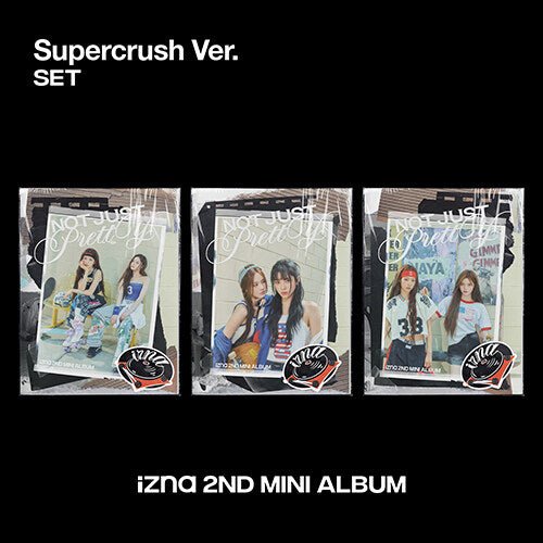 PRE - ORDER izna 2nd Mini Album Not Just Pretty (Supercrush Posterbook Version) – album (A / / ) | HobiEgo