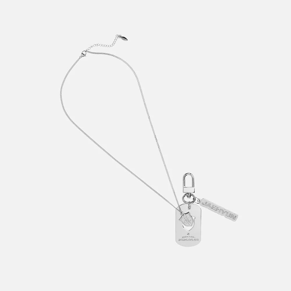 PRE - ORDER JAEHYUN (NCT 127) Welcome Home OFFICIAL MD NECKLACE & TAG KEYRING – merch  ( / / ) | HobiEgo K - pop Shop