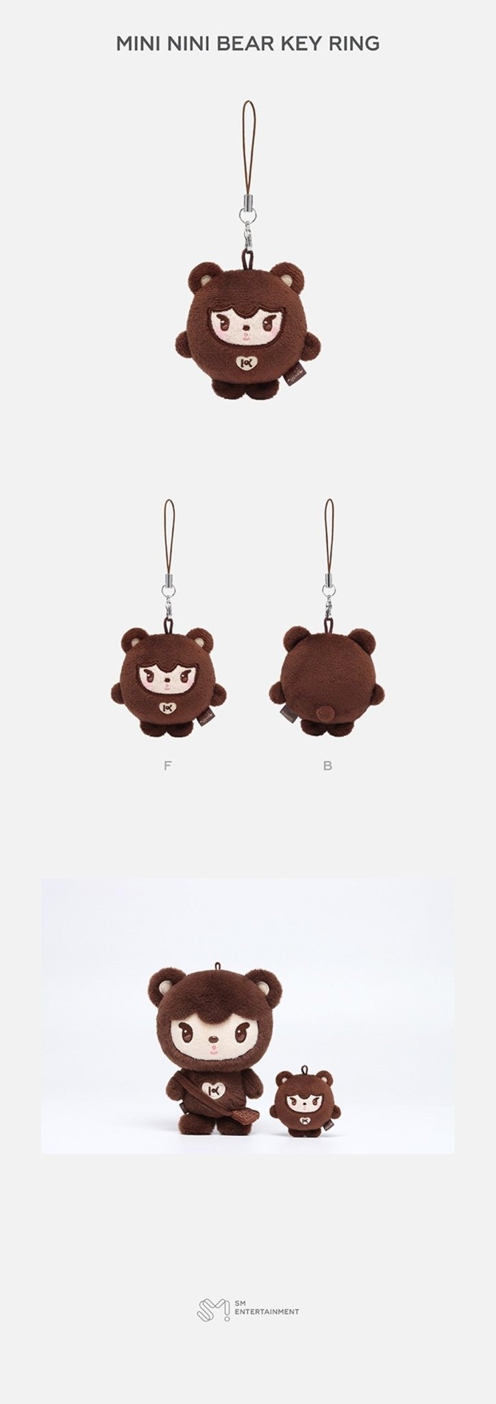 PRE - ORDER KAI KAION MD MINI NINI BEAR Keyring – merch ( / / ) | HobiEgo