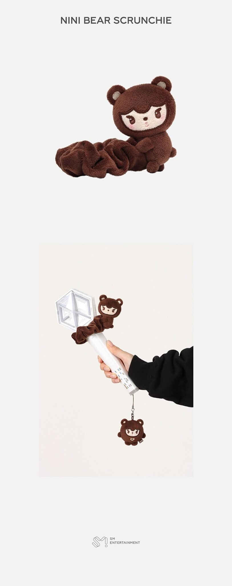 PRE - ORDER KAI KAION MD NINI BEAR Scrunchie – merch ( / / ) | HobiEgo