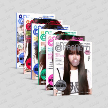 LE SSERAFIM 1st Single Album SPAGHETTI (Compact Version) – album  (Crema Silver / / ) | HobiEgo