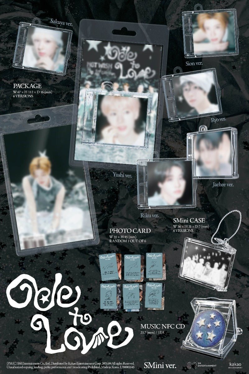 PRE - ORDER NCT WISH 1st Full Album Ode to Love (SMini Version) – album  (Sion / / ) | HobiEgo K - pop Shop
