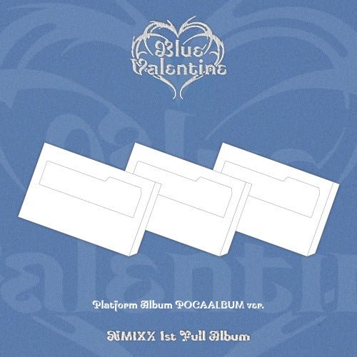 PRE - ORDER NMIXX 1st Full Album Blue Valentine (Platform Album POCAALBUM Version) – album (Blue / / ) | HobiEgo