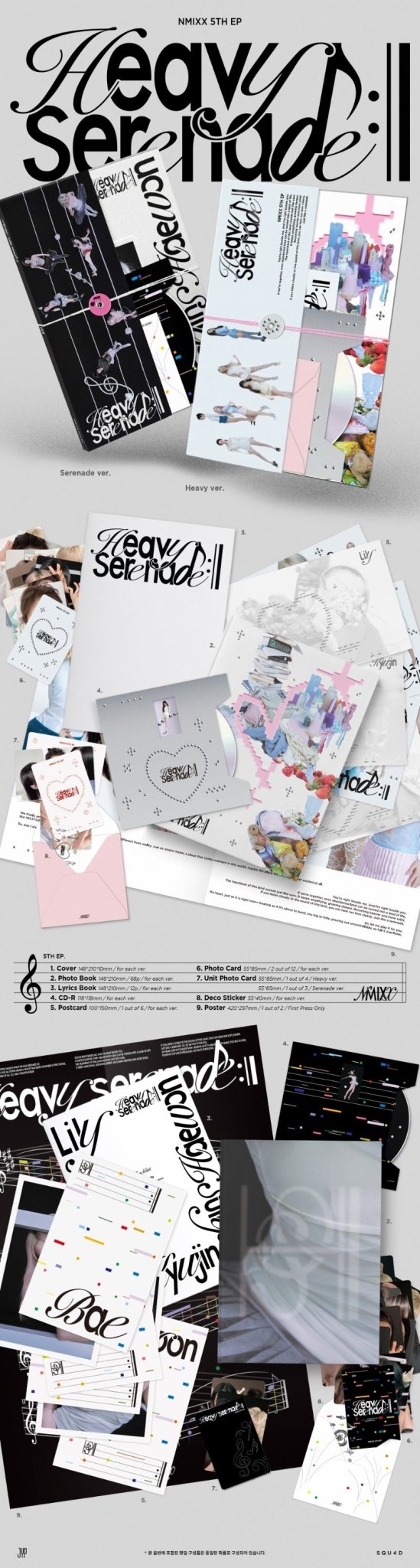 PRE - ORDER NMIXX 5th EP Heavy Serenade – album  (Heavy / / ) | HobiEgo K - pop Shop