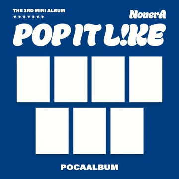 Pre - Order NouerA 3rd Mini Album Pop It Like Poca Version Random – album  ( / / ) | HobiEgo