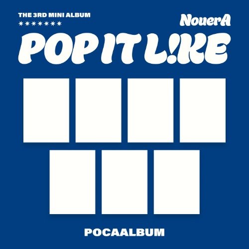 Pre - Order NouerA 3rd Mini Album Pop It Like Poca Version Random – album  ( / / ) | HobiEgo