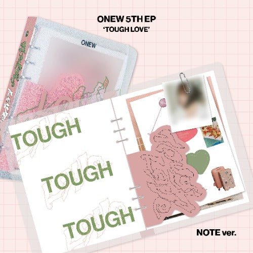 Pre - Order ONEW 5th EP Album TOUGH LOVE NOTE Version – album  ( / / ) | HobiEgo