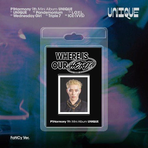 PRE - ORDER P1Harmony 9th Mini Album UNIQUe (FaNCy Version) – album  (Keeho / / ) | HobiEgo