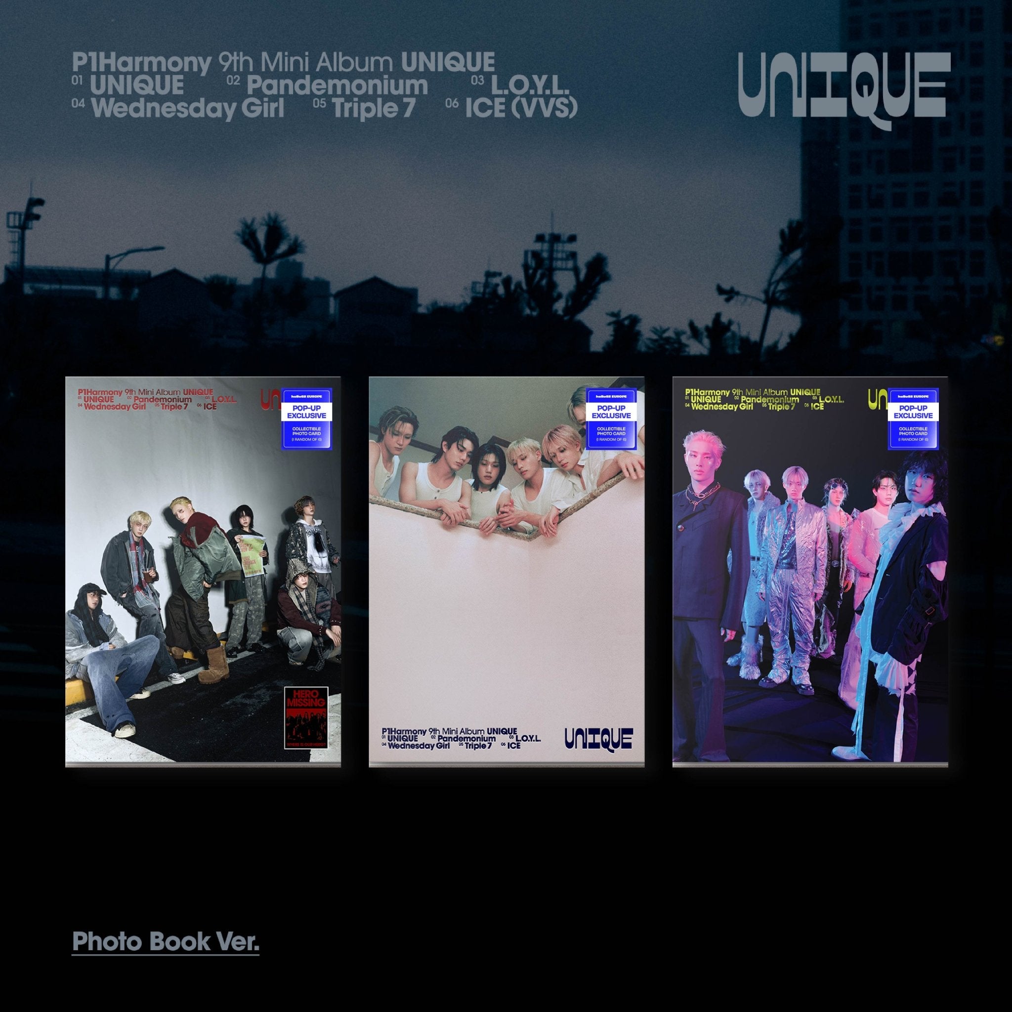 PRE-ORDER P1Harmony English Album EX Vinyl – HobiEgo