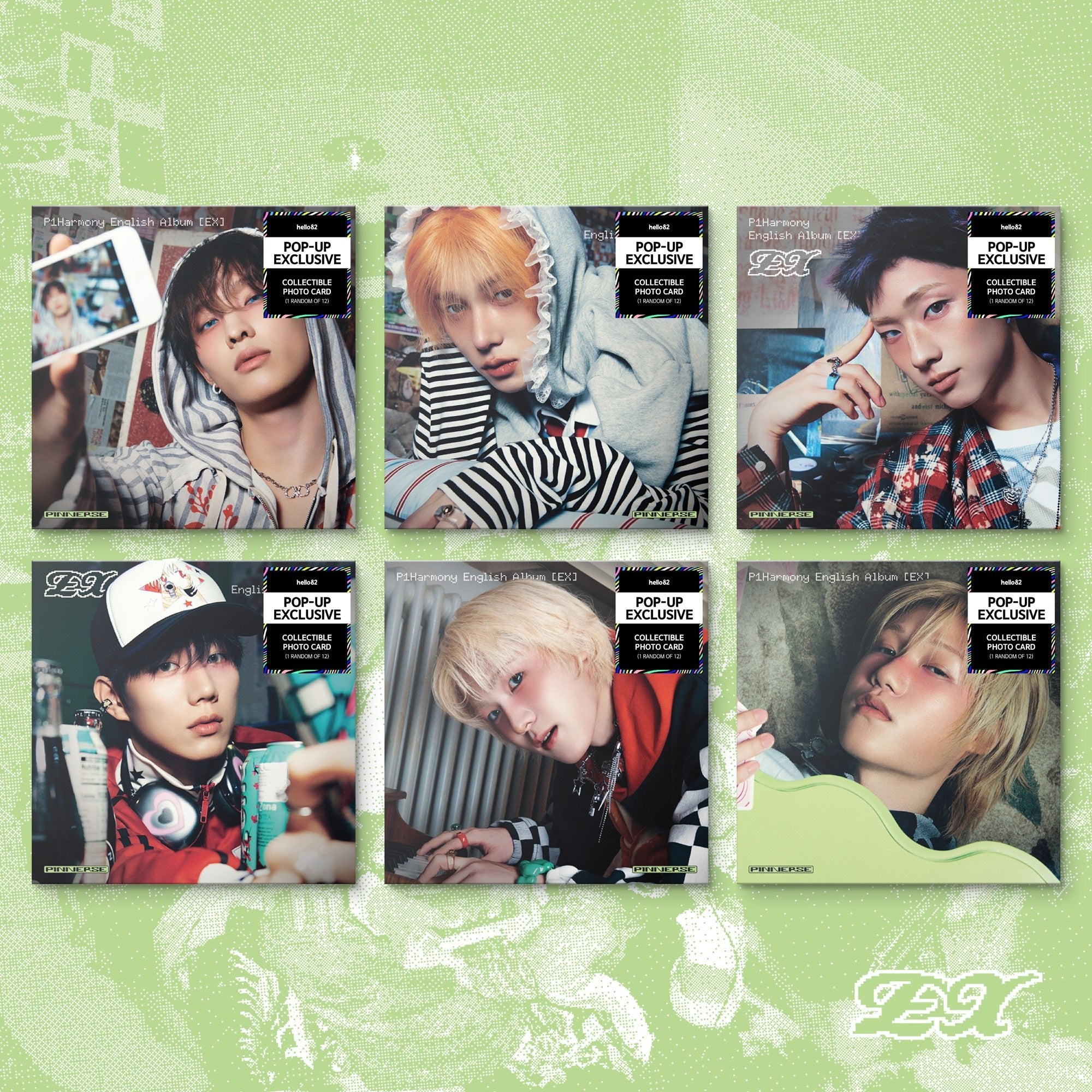 PRE - ORDER P1Harmony English Album EX Compact (hello82 POP - UP Exclusive) – album (Keeho / / ) | HobiEgo