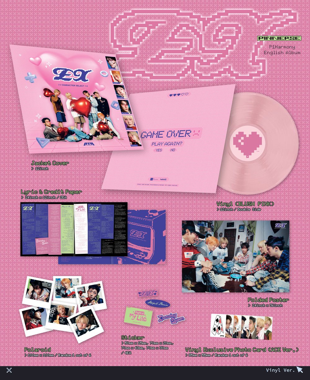 PRE - ORDER P1Harmony English Album EX Vinyl (hello82 POP - UP Exclusive) – album ( / / ) | HobiEgo