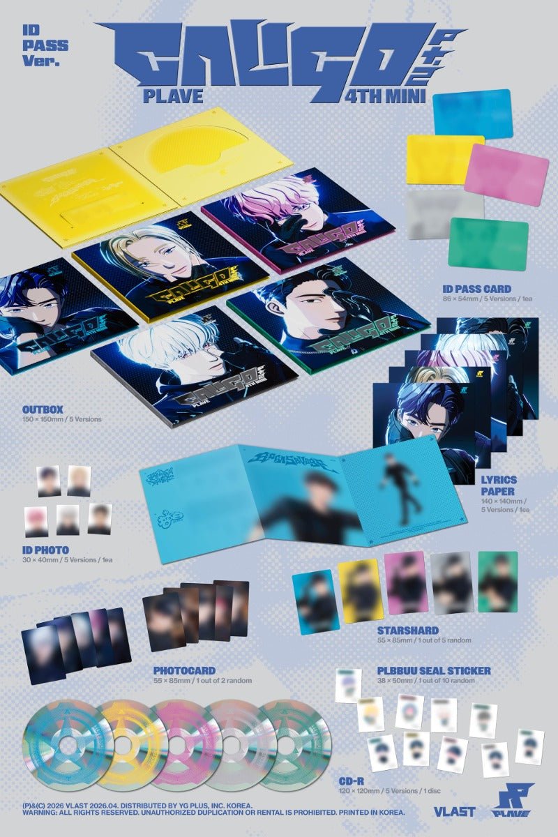 PRE - ORDER PLAVE 4th Mini Album Caligo Pt.2 (ID PASS Version) – album  (Yejun / / ) | HobiEgo K - pop Shop