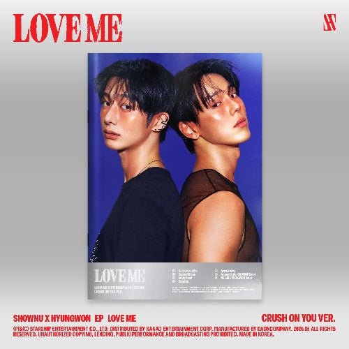 PRE - ORDER SHOWNU X HYUNGWON (MONSTA X) EP LOVE ME (CRUSH ON YOU Version) – album  ( / / ) | HobiEgo K - pop Shop