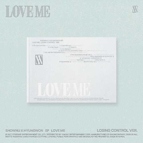 PRE - ORDER SHOWNU X HYUNGWON (MONSTA X) EP LOVE ME – album  (LOSING CONTROL / / ) | HobiEgo K - pop Shop
