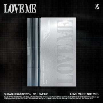 PRE - ORDER SHOWNU X HYUNGWON (MONSTA X) EP LOVE ME – album  (LOVE ME OR NOT / / ) | HobiEgo K - pop Shop
