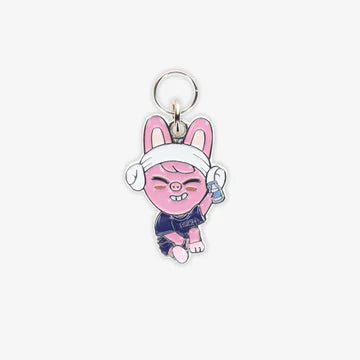 PRE - ORDER Stray Kids 2025 JYP Japan Pop - Up Store Sauna Key Holder Charm – Bag Charm (Dwaekki / / ) | HobiEgo