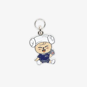 PRE - ORDER Stray Kids 2025 JYP Japan Pop - Up Store Sauna Key Holder Charm – Bag Charm (PuppyM / / ) | HobiEgo
