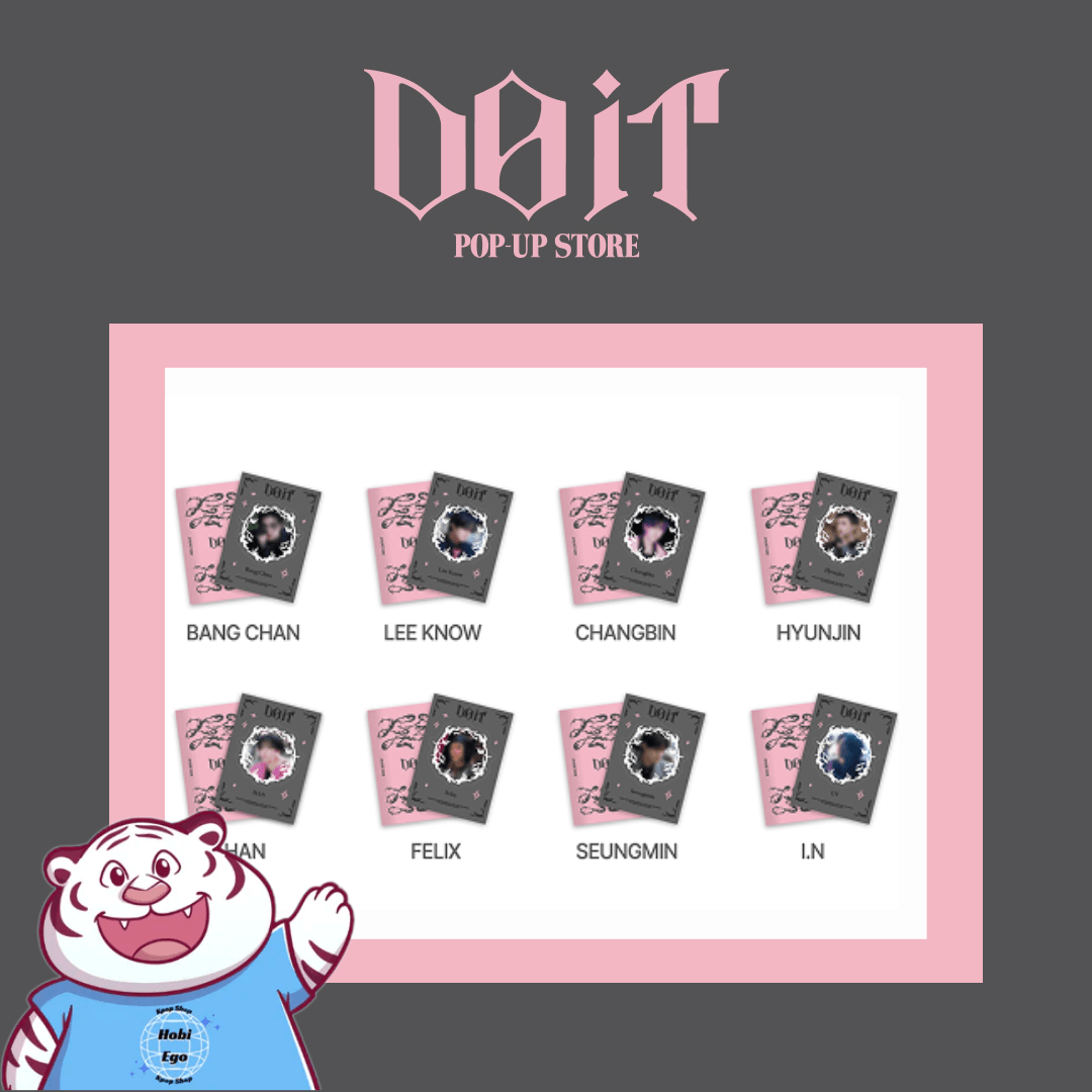 PRE - ORDER Stray Kids DO IT Pop - Up Store Mini Sticker Book – merch (Bang Chan / / ) | HobiEgo