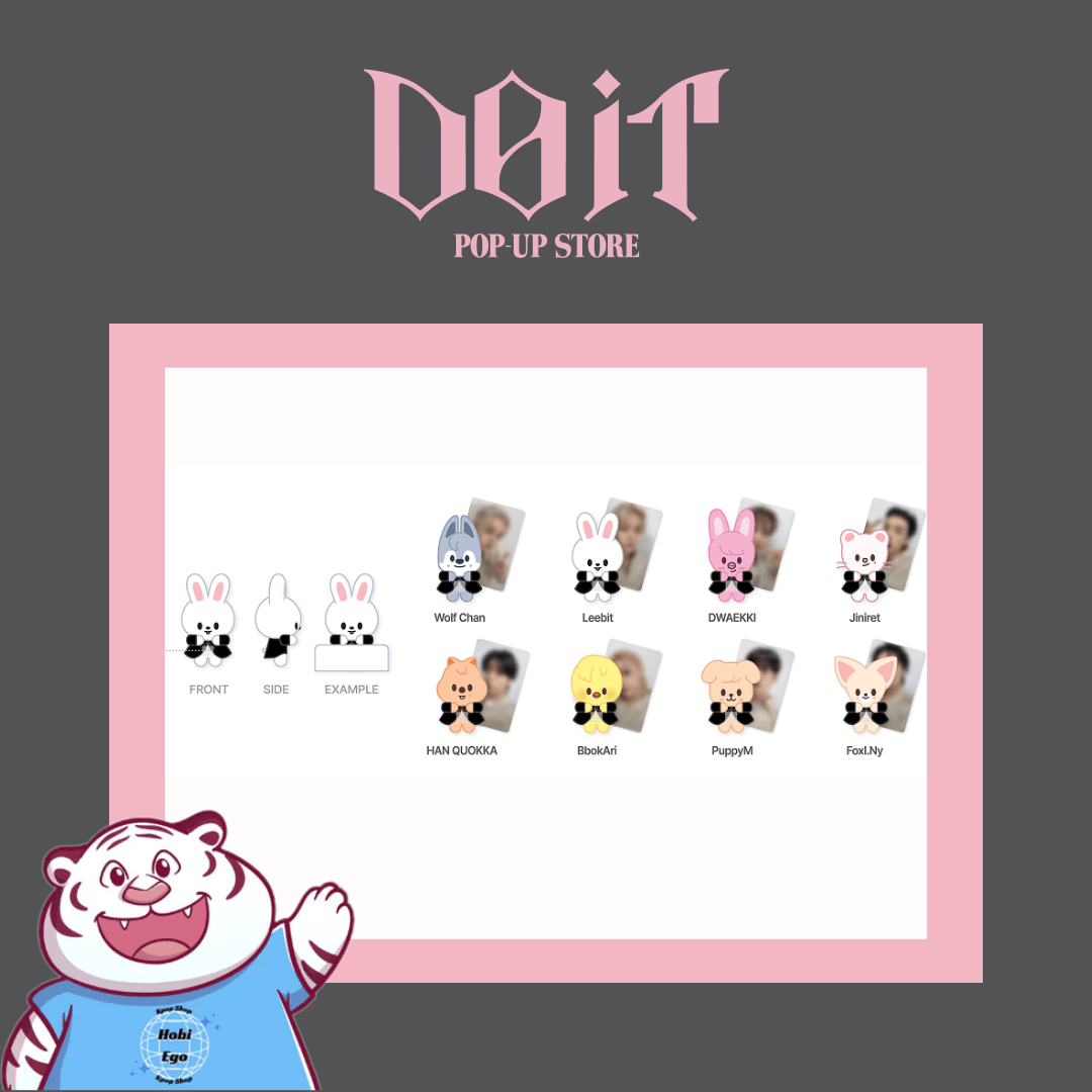PRE - ORDER Stray Kids DO IT Pop - Up Store SKZOO Hippers – merch (Wolf Chan / / ) | HobiEgo