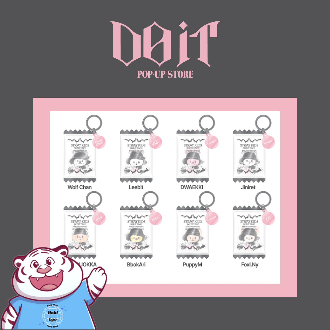 PRE - ORDER Stray Kids DO IT Pop - Up Store SKZOO Shaker Keyring – merch  (Wolf Chan / / ) | HobiEgo