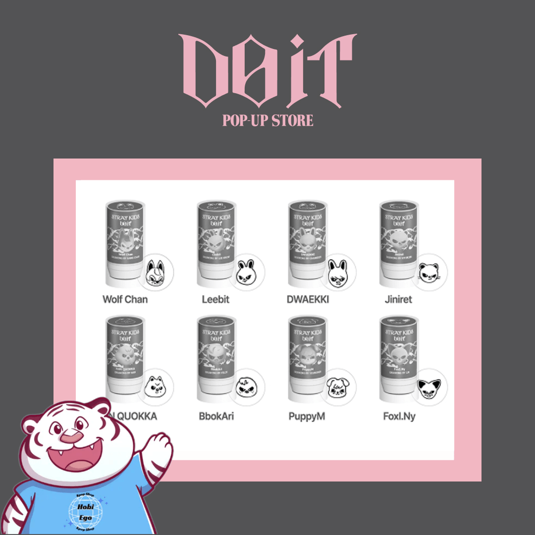PRE - ORDER Stray Kids DO IT Pop - Up Store SKZOO Stamp – merch  (Wolf Chan / / ) | HobiEgo