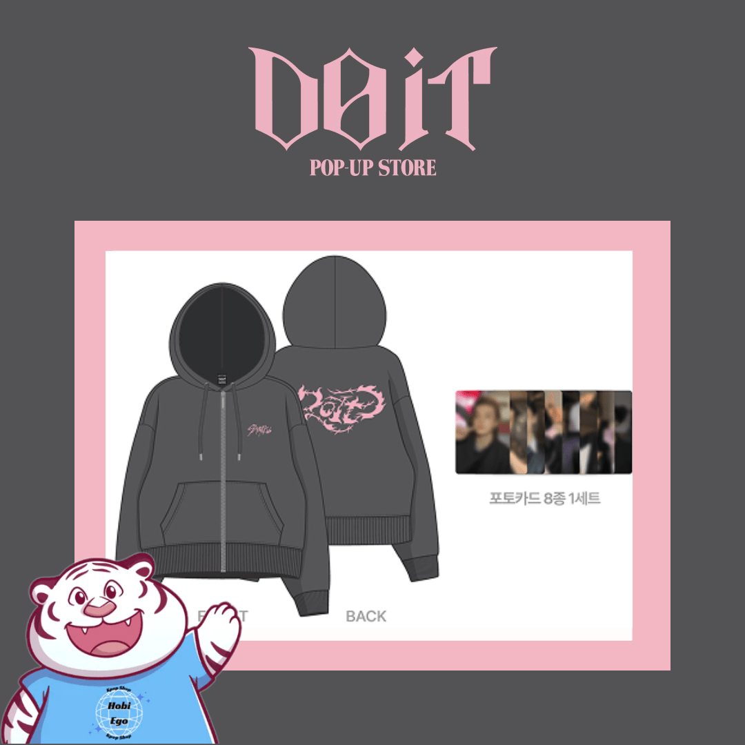 Stray Kids DO IT Pop-Up Store Zip-Up Hoodie – HobiEgo Stray Kids DO IT Pop-Up Store Zip-Up Hoodie – HobiEgo