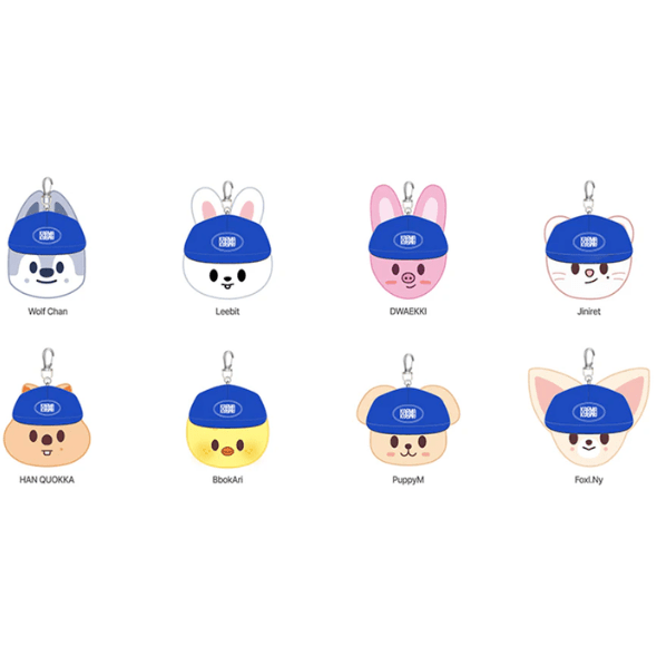 PRE - ORDER Stray Kids KARMA Pop Up Store Official SKZOO Ceremony Ballcap Plush – Bag Charm (Wolf Chan / / ) | HobiEgo
