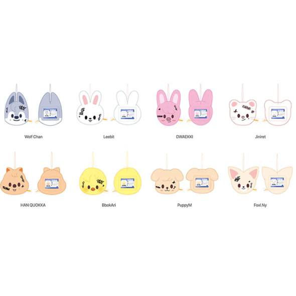 PRE - ORDER Stray Kids KARMA Pop Up Store Official SKZOO Name Tag (KARMA Version) – Bag Charm (Wolf Chan / / ) | HobiEgo