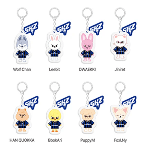 PRE - ORDER Stray Kids KARMA Pop Up Store Official SKZOO Yinyang Keyring – Keyring (Wolf Chan / / ) | HobiEgo