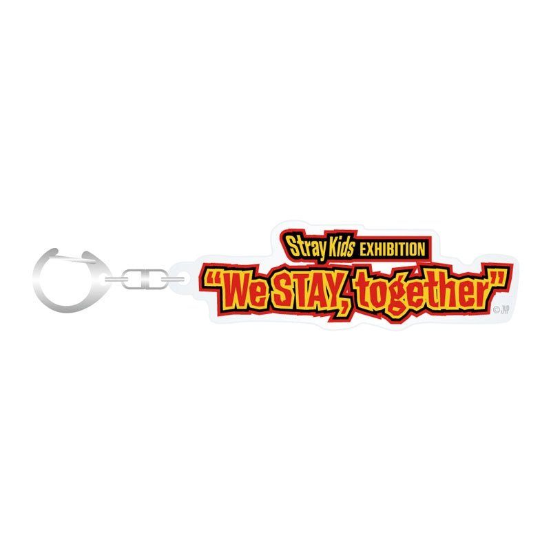 PRE - ORDER Stray Kids Stay Together EXHIBITION "We STAY, together" Logo Acrylic Keychain – merch  ( / / ) | HobiEgo K - pop Shop