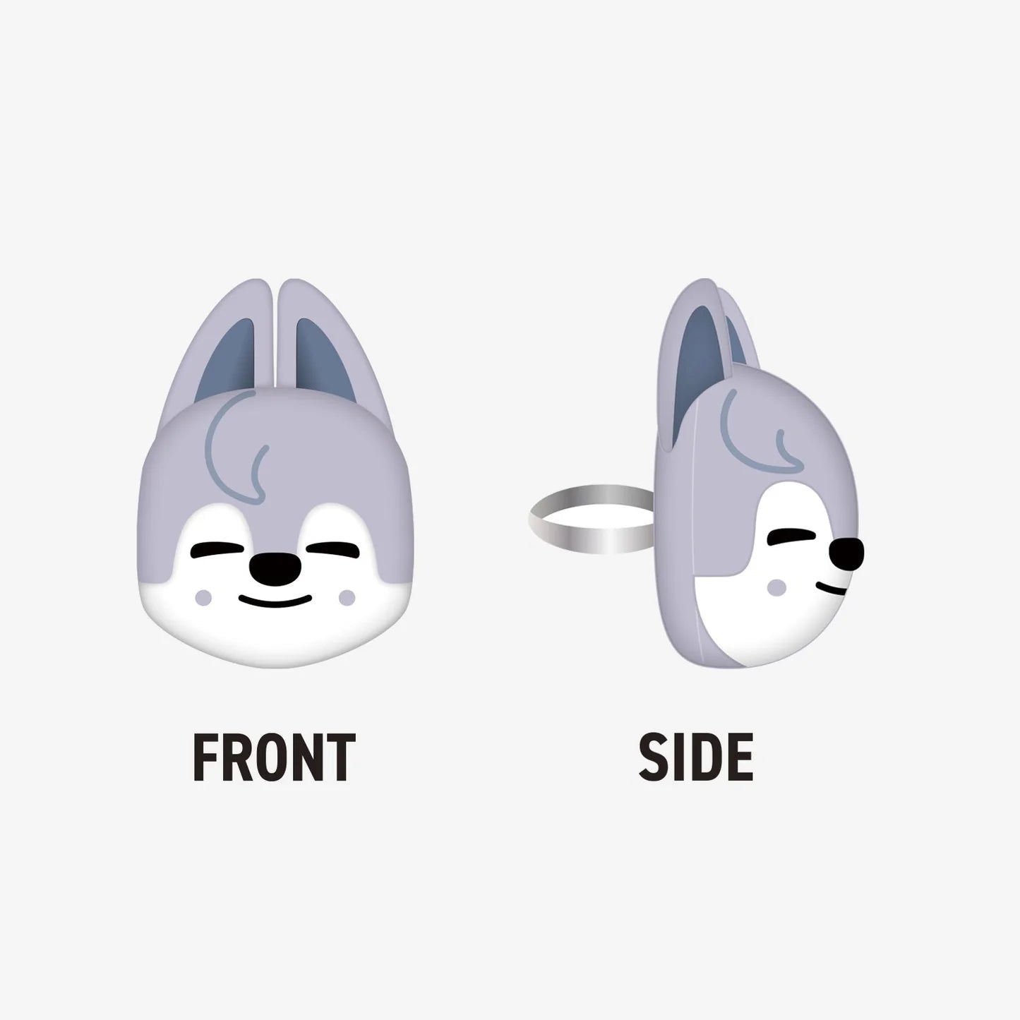 PRE - ORDER Stray Kids Stay Together EXHIBITION "We STAY, together" Plush Ring – merch  (Wolf Chan / / ) | HobiEgo K - pop Shop