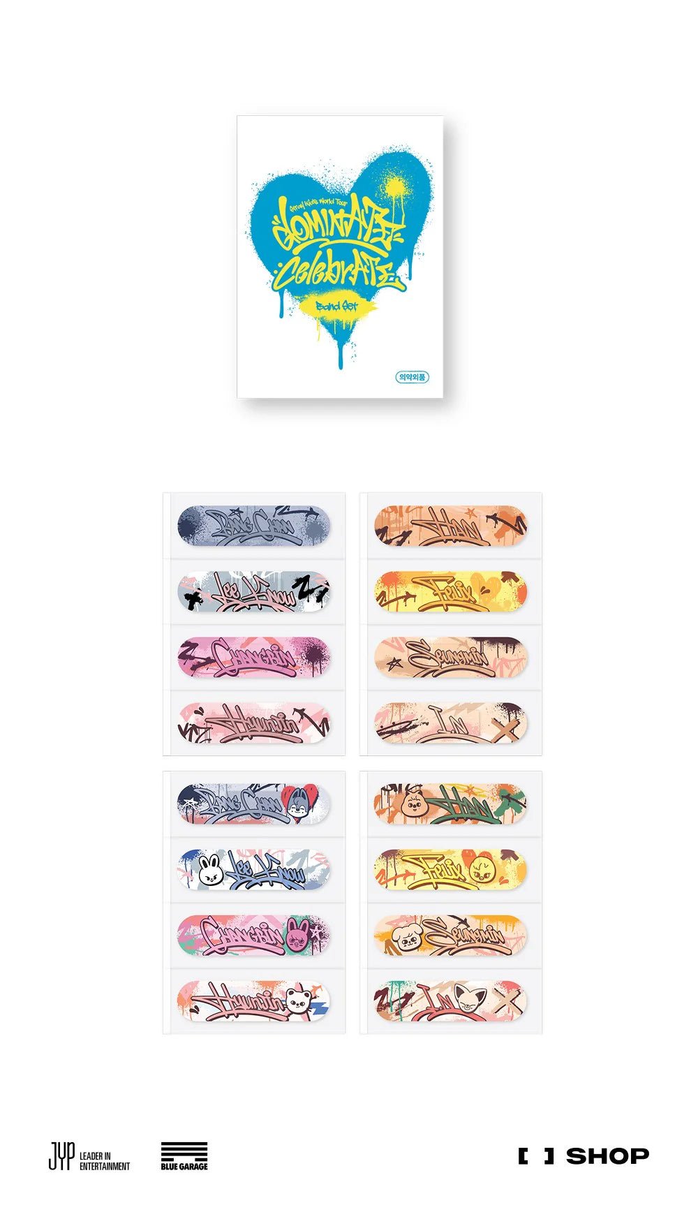 PRE - ORDER Stray Kids World Tour dominATE : celebrATE Pop - Up Store Band Set – merch ( / / ) | HobiEgo