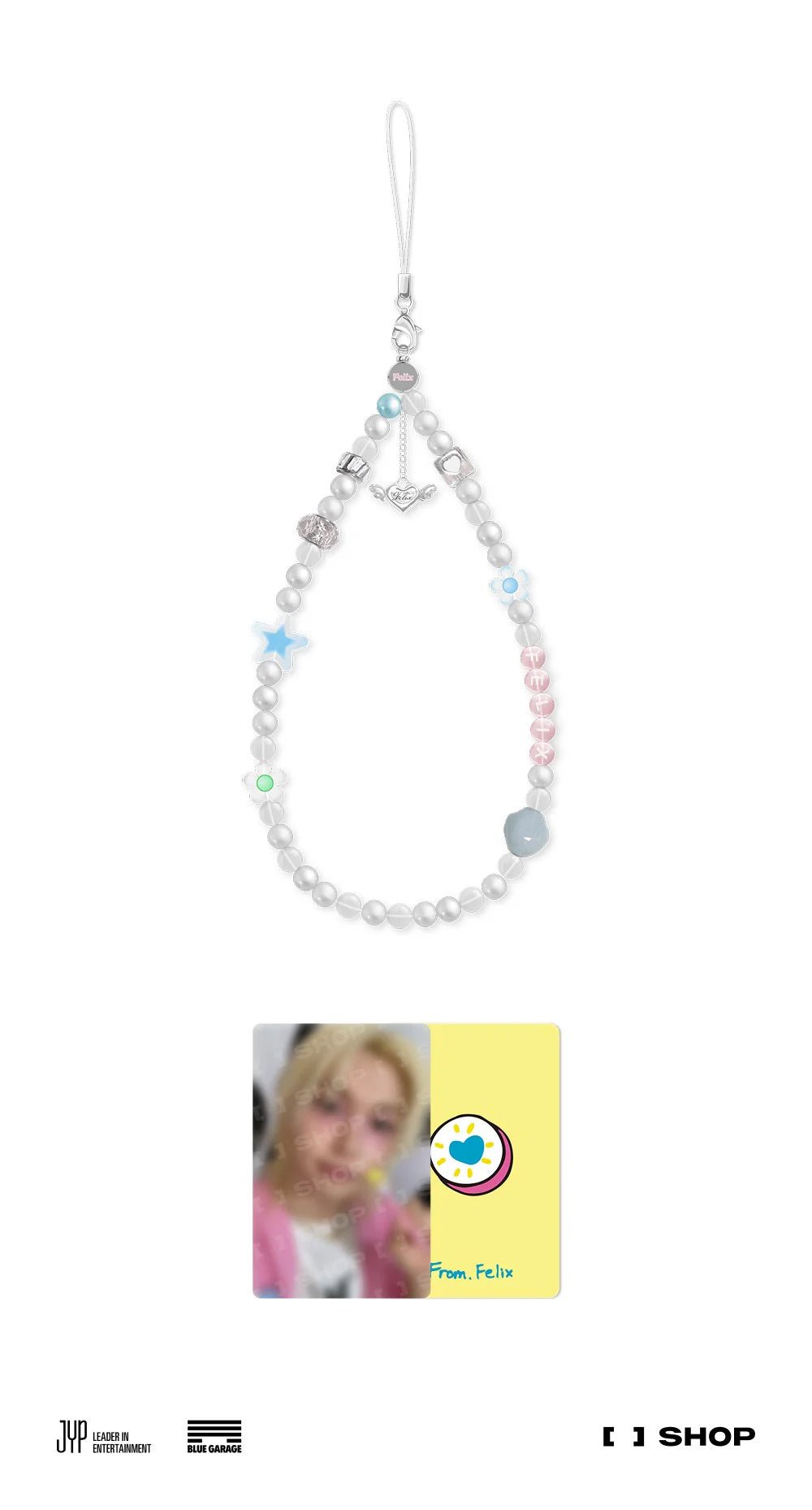 PRE - ORDER Stray Kids World Tour dominATE : celebrATE Pop - Up Store Beads Strap By Felix – merch ( / / ) | HobiEgo