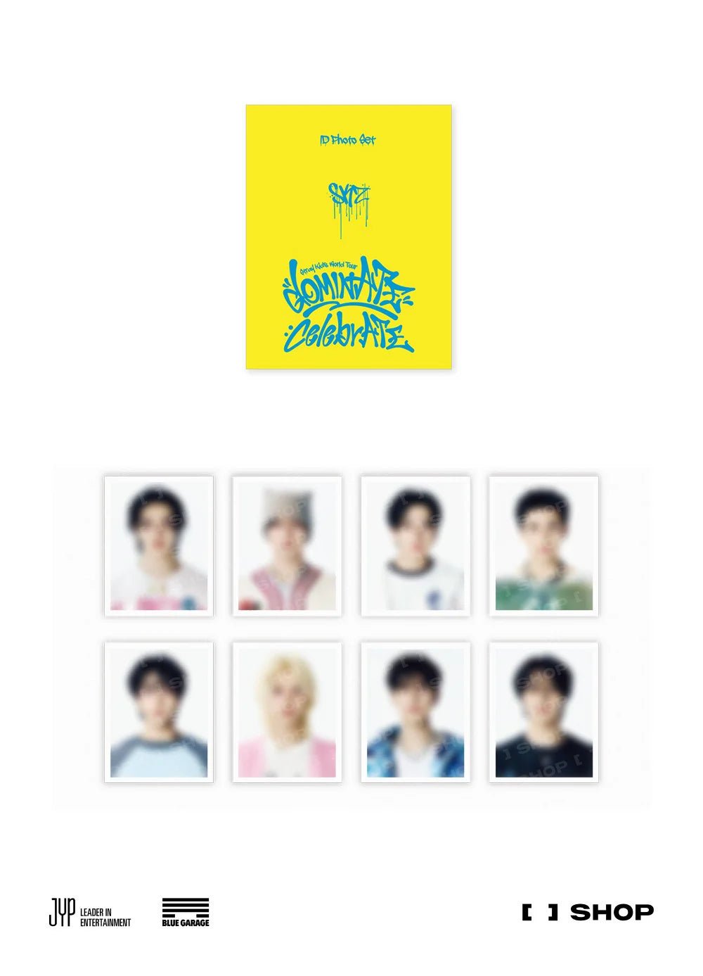 PRE - ORDER Stray Kids World Tour dominATE : celebrATE Pop - Up Store ID Photo Set – merch ( / / ) | HobiEgo