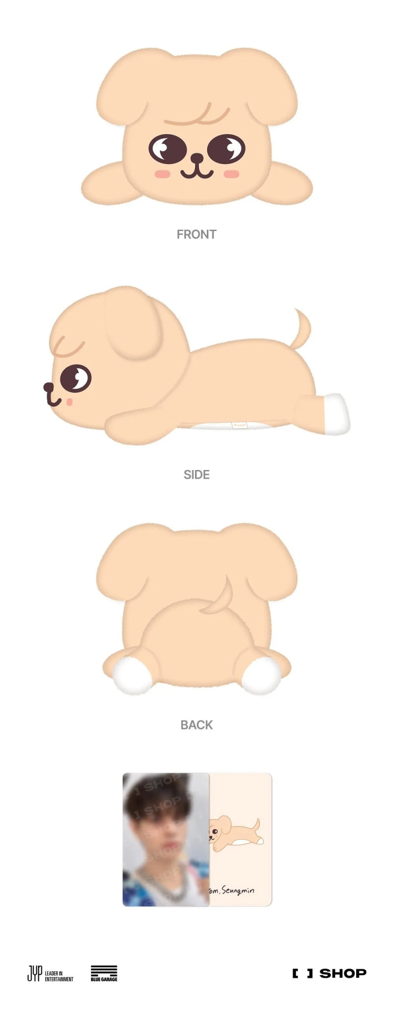 PRE - ORDER Stray Kids World Tour dominATE : celebrATE Pop - Up Store PuppyM Lying By Seungmin – merch ( / / ) | HobiEgo