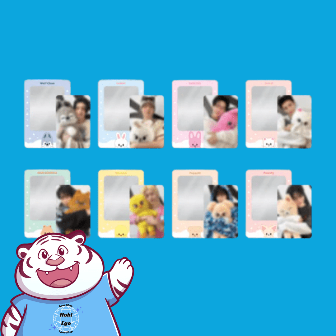 PRE - ORDER Stray Kids World Tour dominATE : celebrATE Pop - Up Store SKZOO Photocard Tin Case – merch (Wolf Chan / / ) | HobiEgo