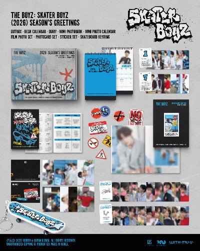 PRE - ORDER THE BOYZ 2026 Season's Greetings THE BOYZ : SKATER BOYZ – album ( / / ) | HobiEgo