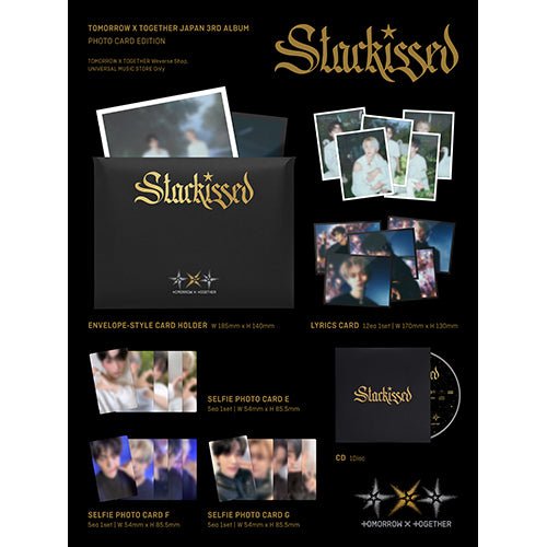 PRE - ORDER Tomorrow X Together Japanese 3rd Album Starkissed (Limited Photocard Edition) – album ( / / ) | HobiEgo