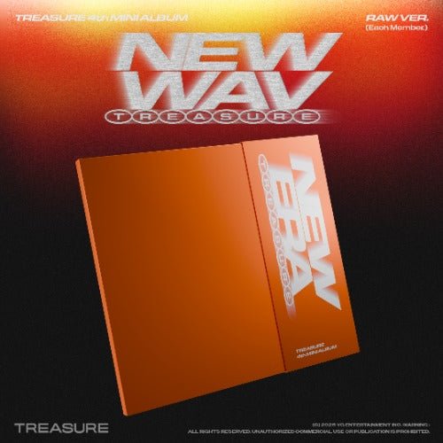 PRE - ORDER TREASURE 4th Mini Album NEW WAVE (RAW Version) – album  (Choi Hyunsuk / / ) | HobiEgo K - pop Shop