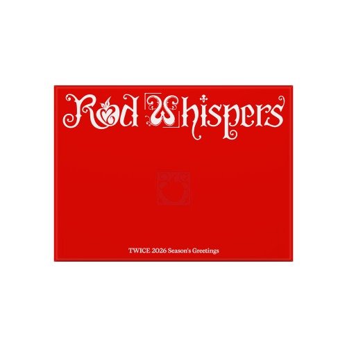 PRE - ORDER TWICE 2026 Season's Greetings RED WHISPERS – album ( / / ) | HobiEgo
