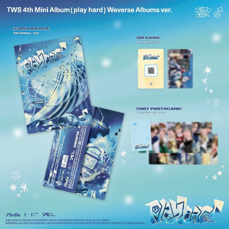 PRE - ORDER TWS 4th Mini Album Play Hard (Weverse Album) – album ( / / ) | HobiEgo