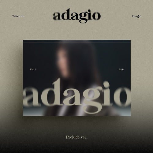 PRE - ORDER WHEE IN Single Album adagio (Prelude Version) – album  ( / / ) | HobiEgo K - pop Shop