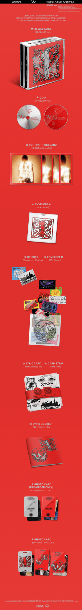 Pre - Order WOODZ 1st Full Album Archive. 1 Jewel Version – album  ( / / ) | HobiEgo