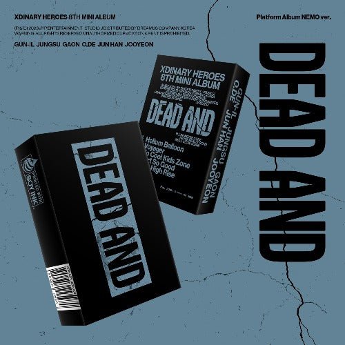 PRE - ORDER Xdinary Heroes 8th Mini Album DEAD AND (Platform Album NEMO Version) – album  ( / / ) | HobiEgo K - pop Shop